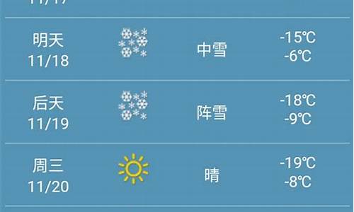 黑龙江天气预报一周7天查询表_黑龙江天气预报?