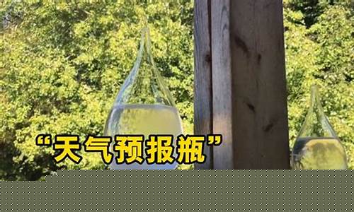 天气预报瓶准吗_天气预报瓶准确吗
