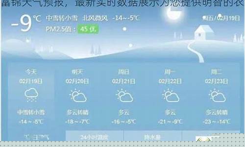 佳木斯富锦天气预报七天_佳木斯富锦天气情况